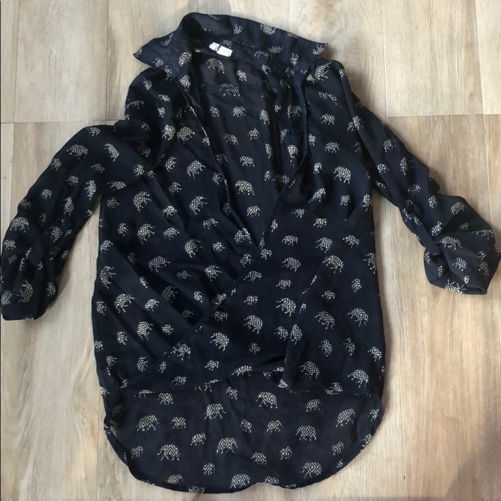 Wrap blouse